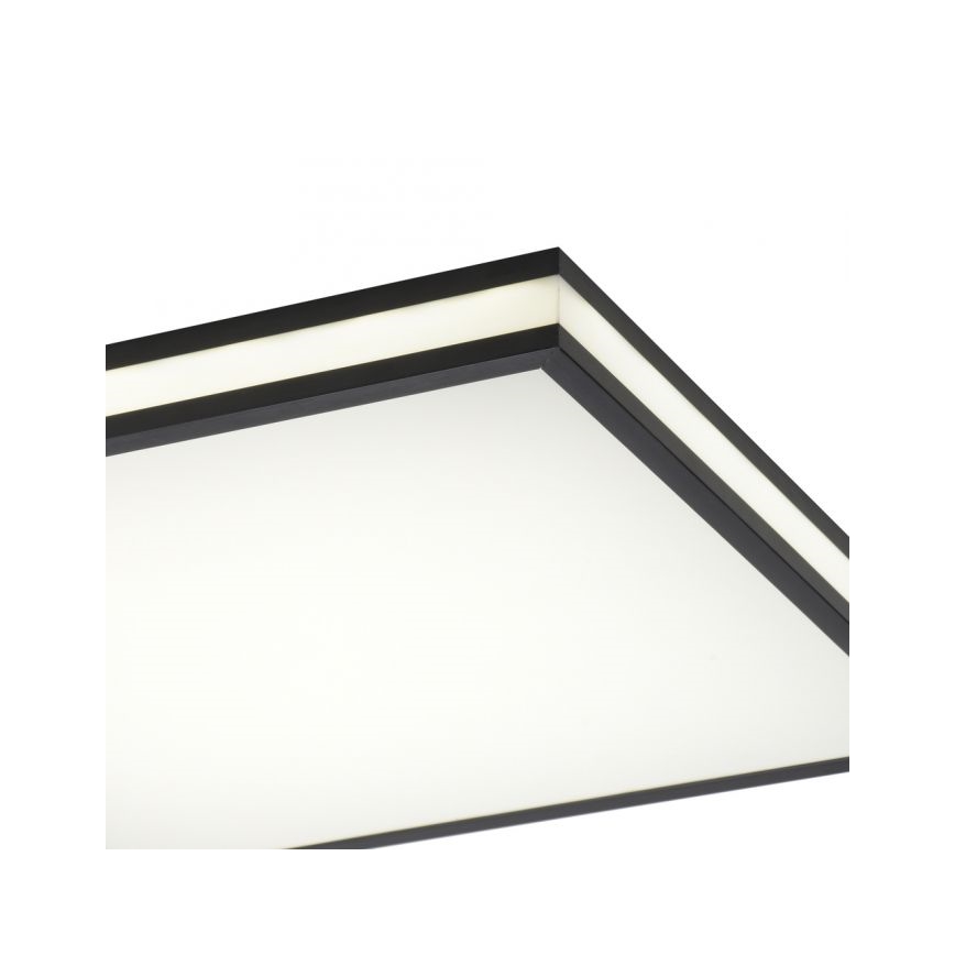 JUST LIGHT. 14110-18 - LED RGBW Stmievateľné stropné svietidlo MARIO BLACK LED/19,5W/230V 2700-5000K + diaľkové ovládanie