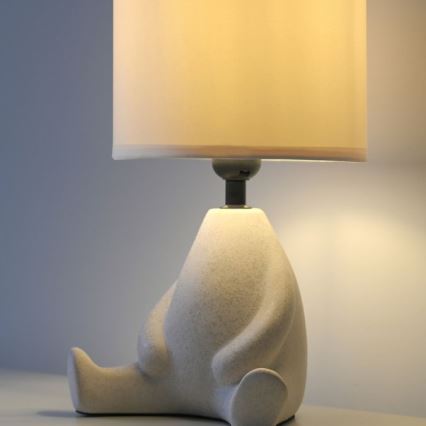 JUST LIGHT. 14190-39 - Stolná lampa TED 1xE27/25W/230V béžová