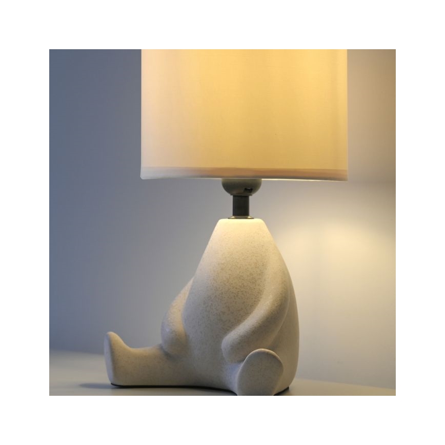 JUST LIGHT. 14190-39 - Stolná lampa TED 1xE27/25W/230V béžová