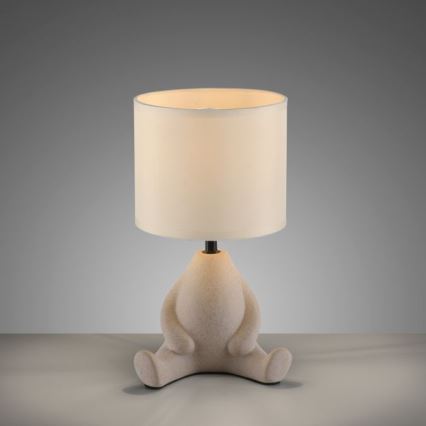 JUST LIGHT. 14190-39 - Stolná lampa TED 1xE27/25W/230V béžová