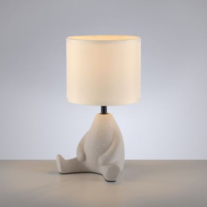 JUST LIGHT. 14190-39 - Stolná lampa TED 1xE27/25W/230V béžová