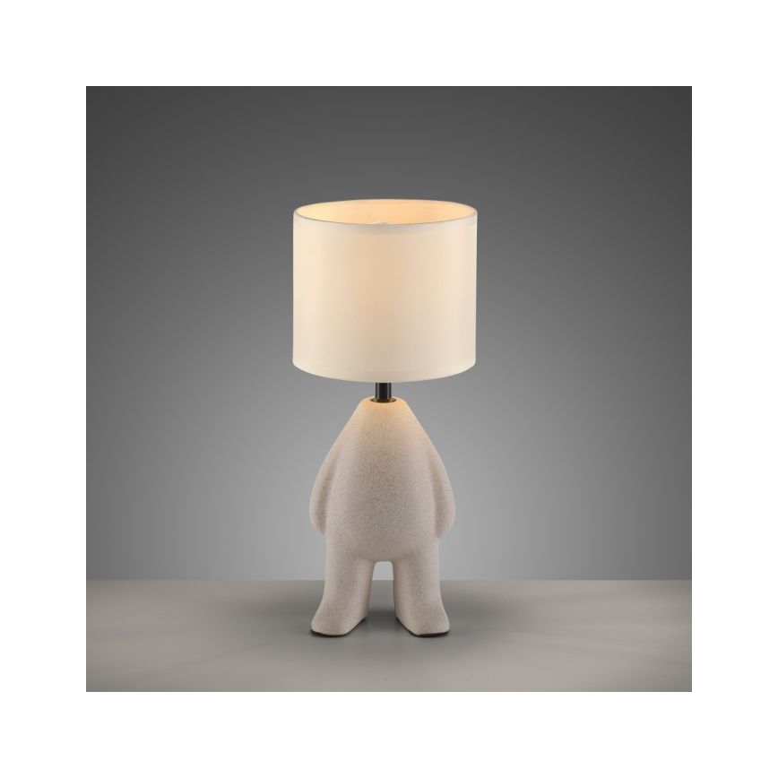 JUST LIGHT. 14191-39 - Stolná lampa TED 1xE27/25W/230V béžová