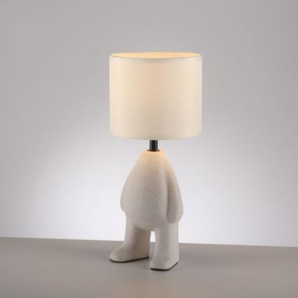 JUST LIGHT. 14191-39 - Stolná lampa TED 1xE27/25W/230V béžová