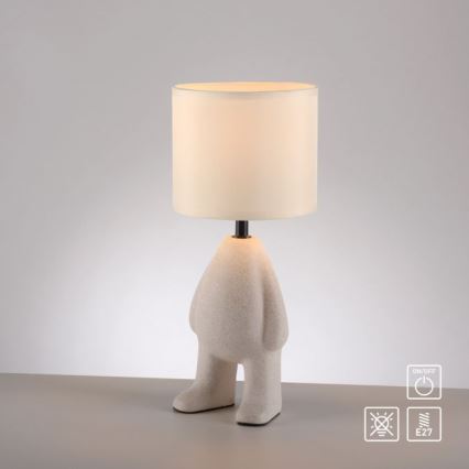 JUST LIGHT. 14191-39 - Stolná lampa TED 1xE27/25W/230V béžová