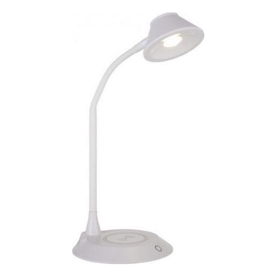 JUST LIGHT. 14414-16 - LED Stmievateľná flexibilná dotyková stolná lampa s bezdrôtovým nabíjaním PUCKI LED/4,5W/230V biela
