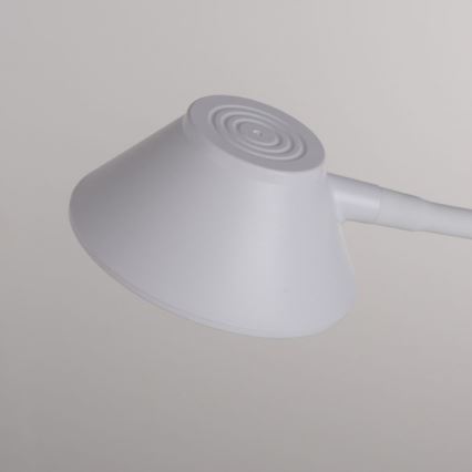 JUST LIGHT. 14414-16 - LED stmievateľná flexibilná dotyková stolná lampa s bezdrôtovým nabíjaním PUCKI LED/4,5W/230V biela