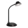 JUST LIGHT. 14414-18 - Dimmovateľná flexibilná dotyková stolná lampa s bezdrôtovým nabíjaním PUCKI LED/4,5W/230V čierna