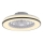 JUST LIGHT. 14447-18 - LED RGBW Stmievaťelný stropný ventilátor so svetlom LENO LED/44W/230V 3000-6500K pr. 48,6 cm biela + diaľkové ovládanie