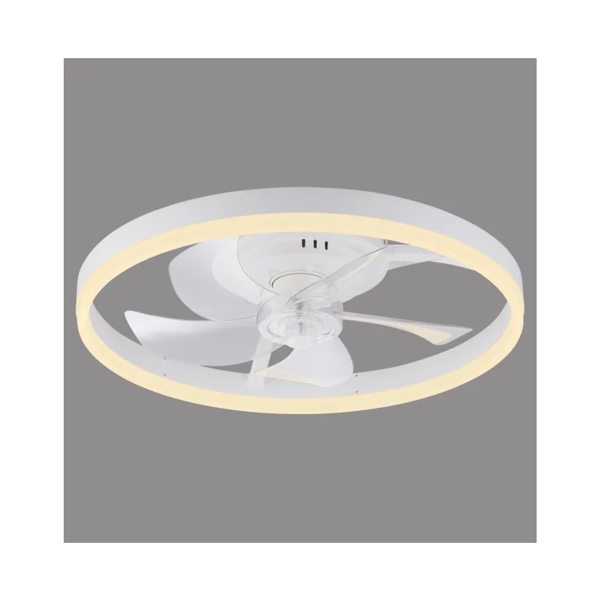 JUST LIGHT. 14624-16 - LED stmievateľný stropný ventilátor s osvetlením RITA LED/22W/230V 3000-6000K priemer 50 cm biely + diaľkové ovládanie