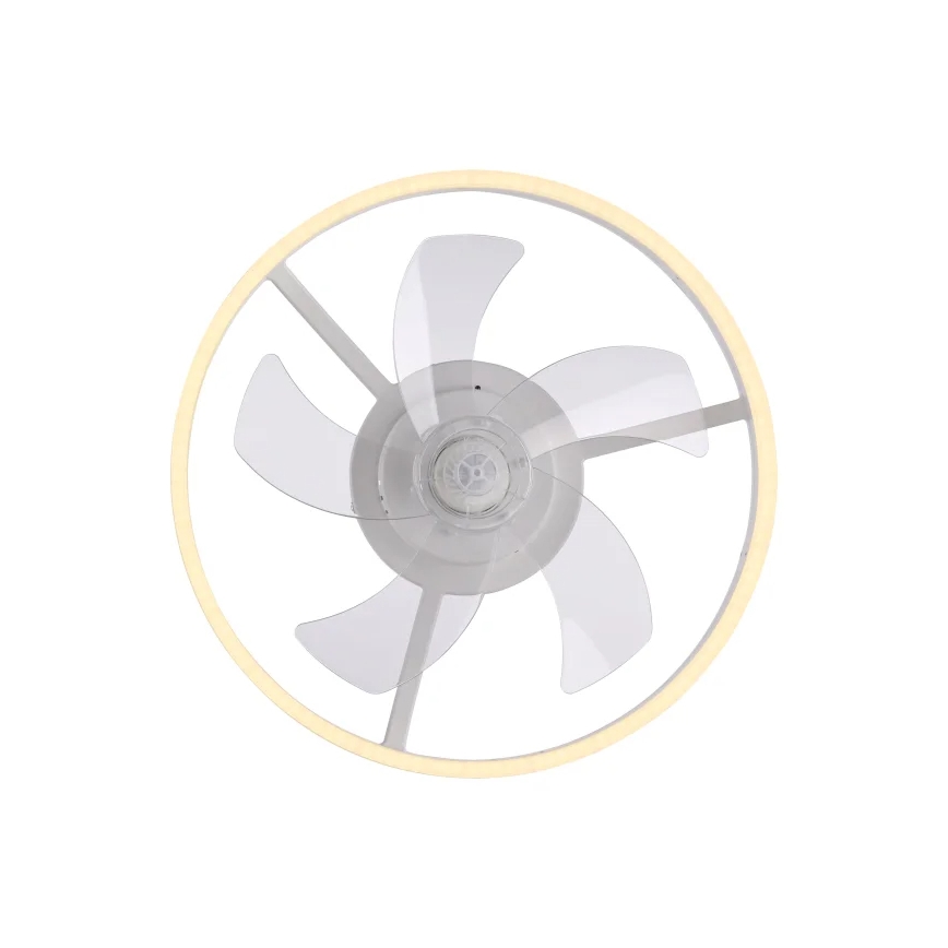 JUST LIGHT. 14624-16 - LED stmievateľný stropný ventilátor s osvetlením RITA LED/22W/230V 3000-6000K priemer 50 cm biely + diaľkové ovládanie