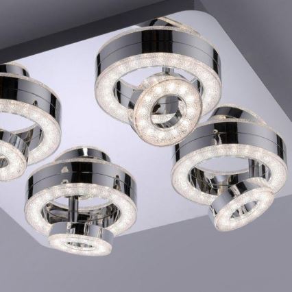 JUST LIGHT. 14662-17 - LED RGBW Stmievateľné bodové svietidlo TIM LOLASMART 4xLED/5,9/230V 2700-5000K + diaľkové ovládanie
