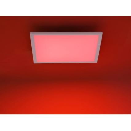 JUST LIGHT. 14681-16 - LED RGB Stmievateľný prisadený panel LOLA FLAT LED/28W/230V 2700-5000K + diaľkové ovládanie