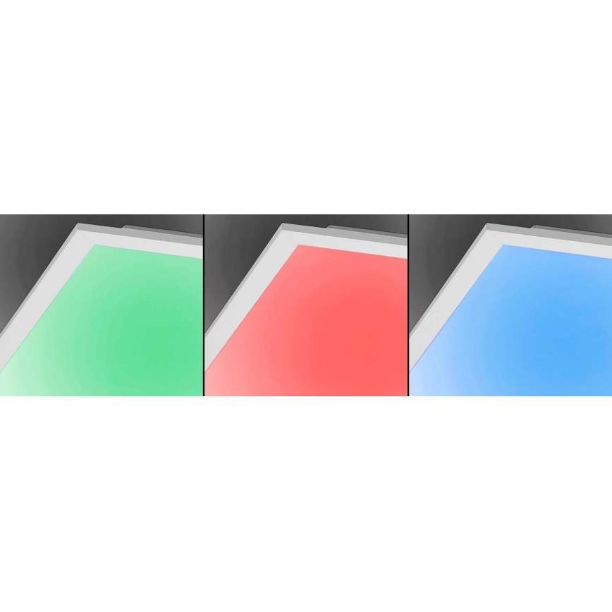 JUST LIGHT. 14681-16 - LED RGB Stmievateľný prisadený panel LOLA FLAT LED/28W/230V 2700-5000K + diaľkové ovládanie