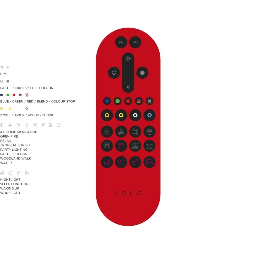 JUST LIGHT. 14681-16 - LED RGB Stmievateľný prisadený panel LOLA FLAT LED/28W/230V 2700-5000K + diaľkové ovládanie