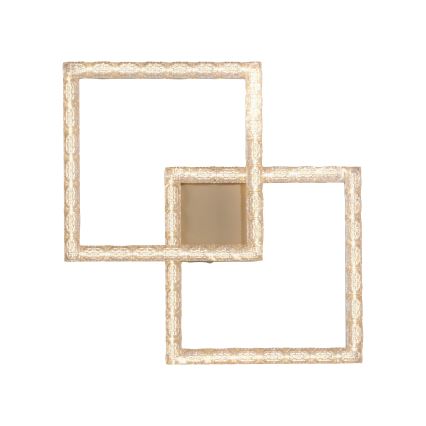 JUST LIGHT. 14732-60 - LED stropné svietidlo GLITRA LED/17,5W/230V 37,6x37,6 cm zlaté
