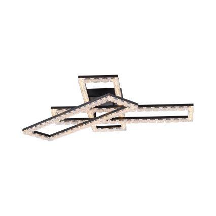 JUST LIGHT. 14733-18 - LED Stropné svietidlo GLITRA LED/35W/230V 57x72 cm čierna