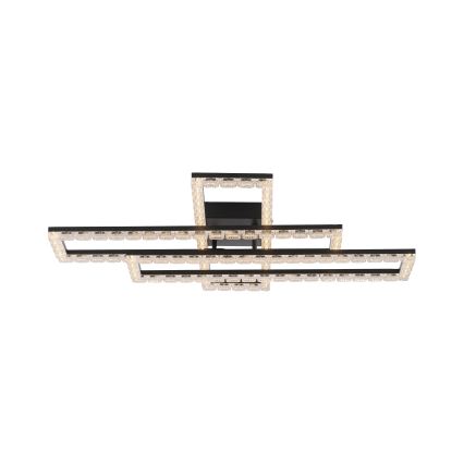 JUST LIGHT. 14733-18 - LED Stropné svietidlo GLITRA LED/35W/230V 57x72 cm čierna
