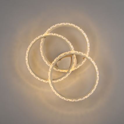 JUST LIGHT. 14734-60 - LED Stropné svietidlo GLITRA LED/37W/230V pr. 50 cm zlaté