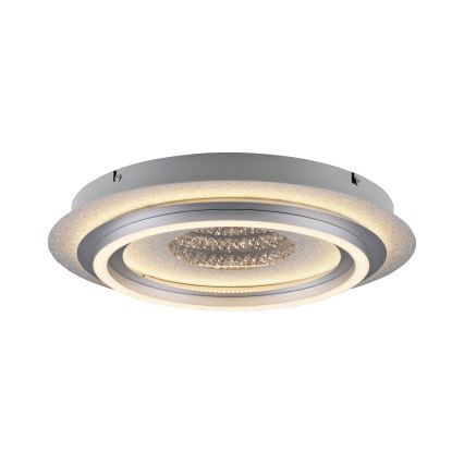 JUST LIGHT. 15089-21 - LED stropné svietidlo CICHIO LED/36W/230V pr. 40 cm matný chróm