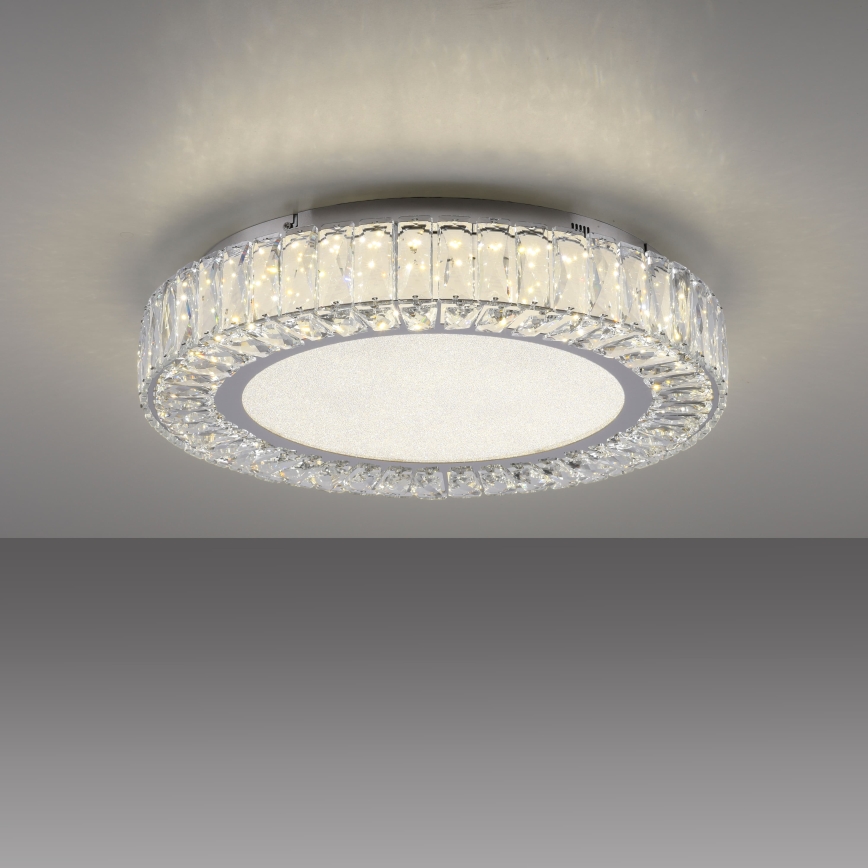 JUST LIGHT. 15222-17 - LED Stropné svietidlo KULUNKA LED/46W/230V pr. 50 cm lesklý chróm