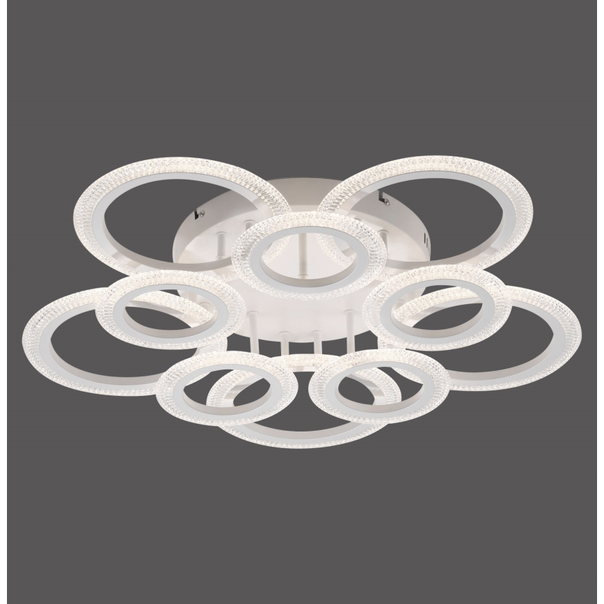 JUST LIGHT. 15268-16 - LED Stropné svietidlo CRYSTALLO LED/48,5W/230V priemer 68,6 cm biela