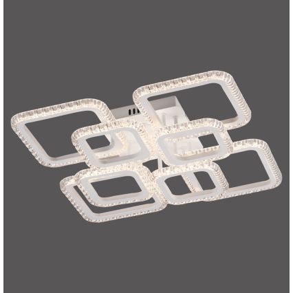 JUST LIGHT. 15269-16 - LED Stropné svietidlo CRYSTALLO LED/43,5W/230V 49x49 cm biela