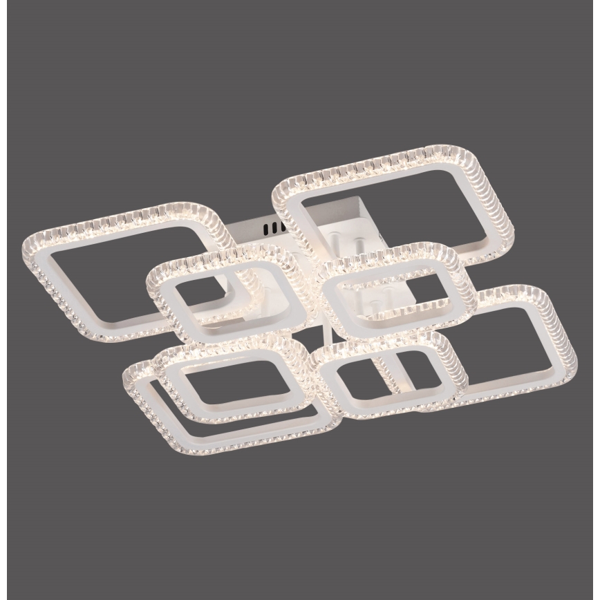 JUST LIGHT. 15269-16 - LED Stropné svietidlo CRYSTALLO LED/43,5W/230V 49x49 cm biela