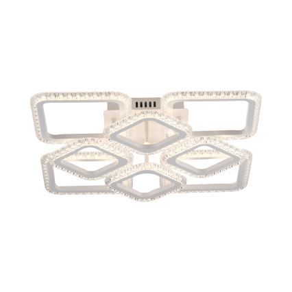 JUST LIGHT. 15269-16 - LED Stropné svietidlo CRYSTALLO LED/43,5W/230V 49x49 cm biela