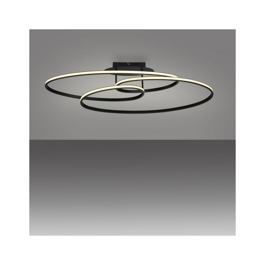 JUST LIGHT. 15321-18 - LED Stropné svietidlo LUMACA LED/33W/230V čierna