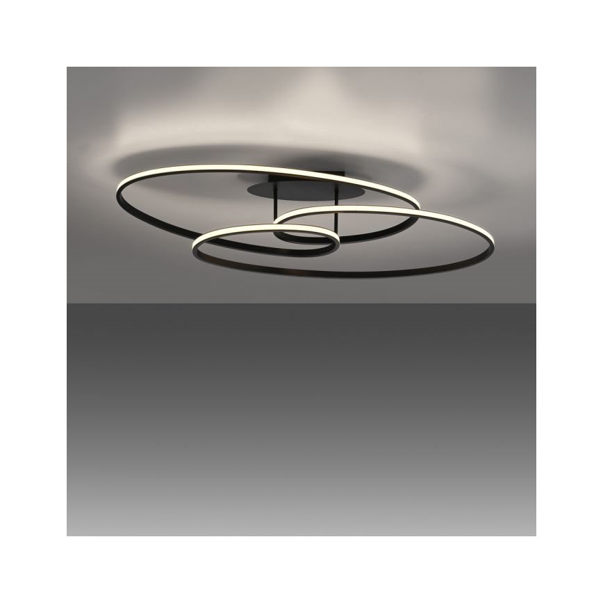 JUST LIGHT. 15321-18 - LED Stropné svietidlo LUMACA LED/33W/230V čierna