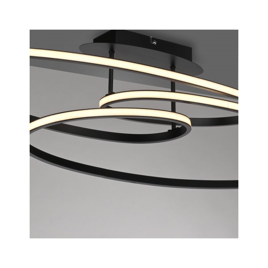 JUST LIGHT. 15321-18 - LED Stropné svietidlo LUMACA LED/33W/230V čierna