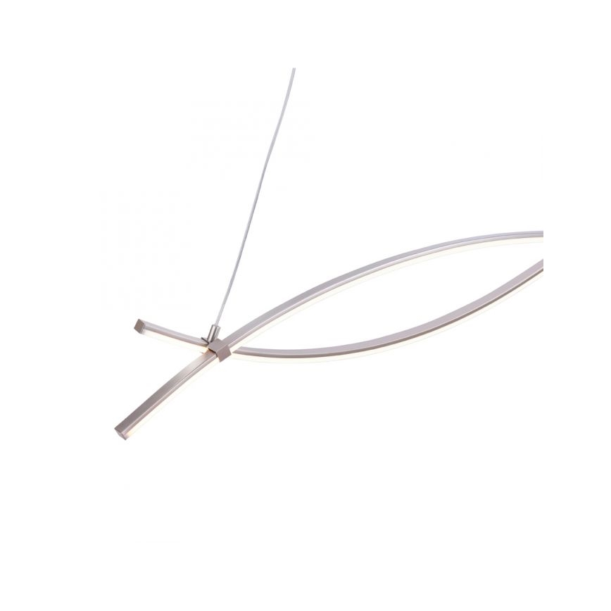 JUST LIGHT. 15382-55 - LED Luster na lanku MAJA 2xLED/8,4W/230V matný chróm