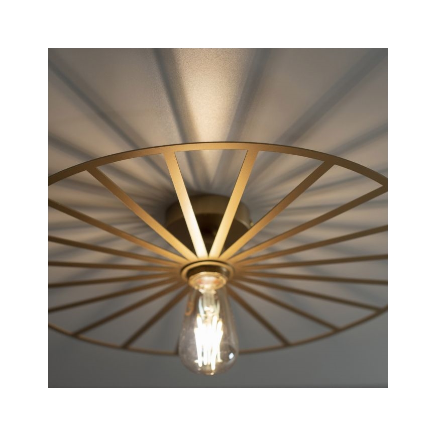 JUST LIGHT. 15636-60 - Stropné svietidlo SPIKE 1xE27/40W/230V pr. 50 cm mosadz