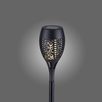 JUST LIGHT. 19106-18-3 - SADA 3x LED Solárne svietidlo FACKEL LED/0,24W/1,2V 200 mAh IP44 čierna