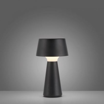 JUST LIGHT. 19260-18 - LED Stmievateľná dotyková vonkajší lampa ABERA LED/3W/3,7V 2000 mAh USB IP54 čierna