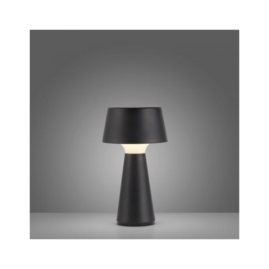 JUST LIGHT. 19260-18 - LED Stmievateľná dotyková vonkajší lampa ABERA LED/3W/3,7V 2000 mAh USB IP54 čierna