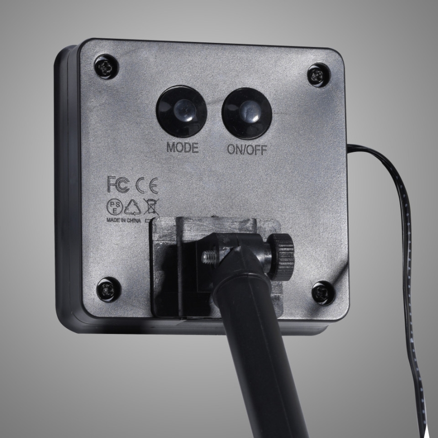 JUST LIGHT. 19971-18 - LED RGB solárny pás TEANIA LED/3,7V 5 m 1200 mAh IP44 čierna