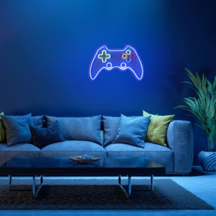 JUST LIGHT. 85022-70 - LED Neónová nástenná dekorácia NEON 1xLED/6,5W/5V gamer