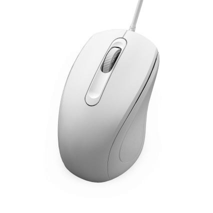Káblová myš 1200 DPI biela