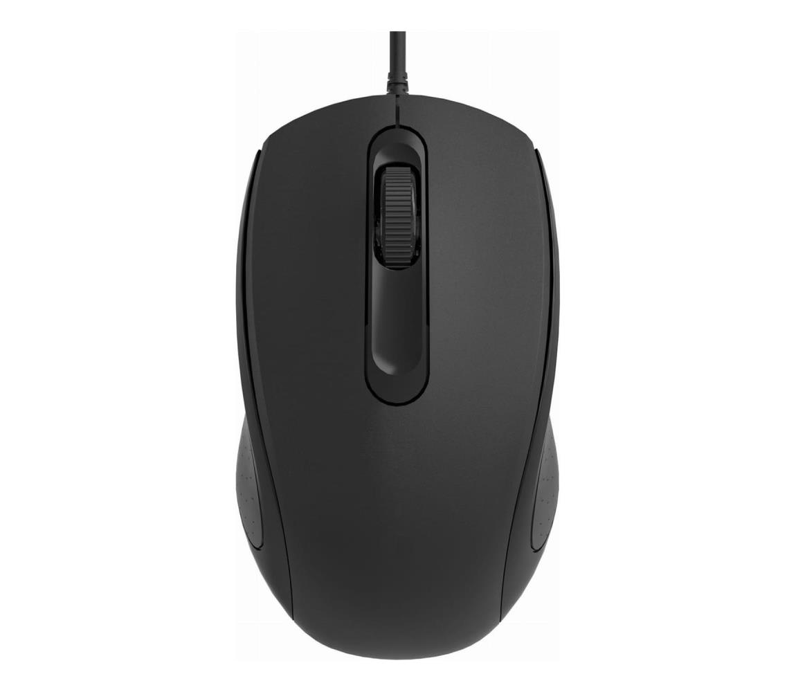Káblová myš 1200 DPI USB-C čierna OM441BC