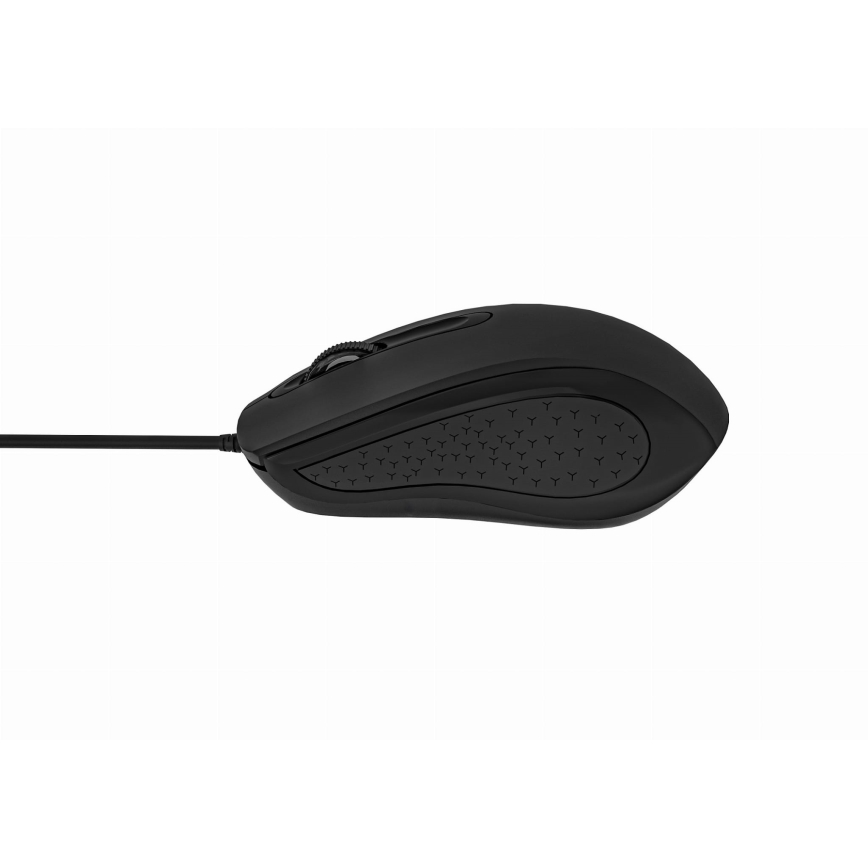 Káblová myš 1200 DPI USB-C čierna