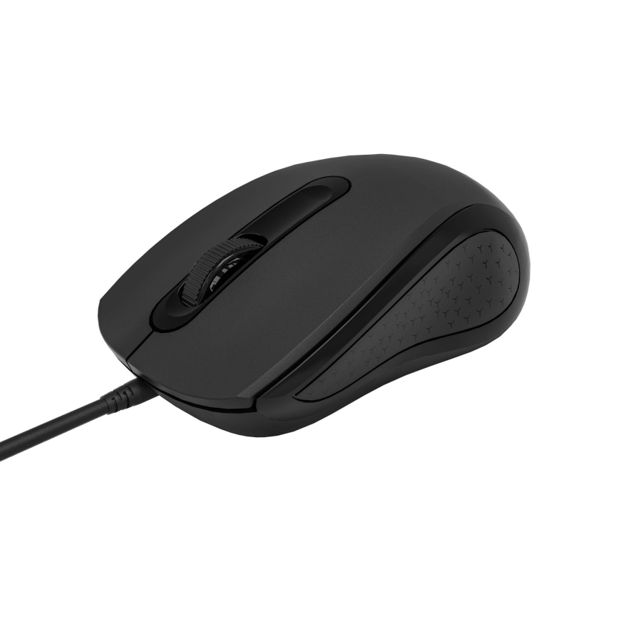 Káblová myš 1200 DPI USB-C čierna