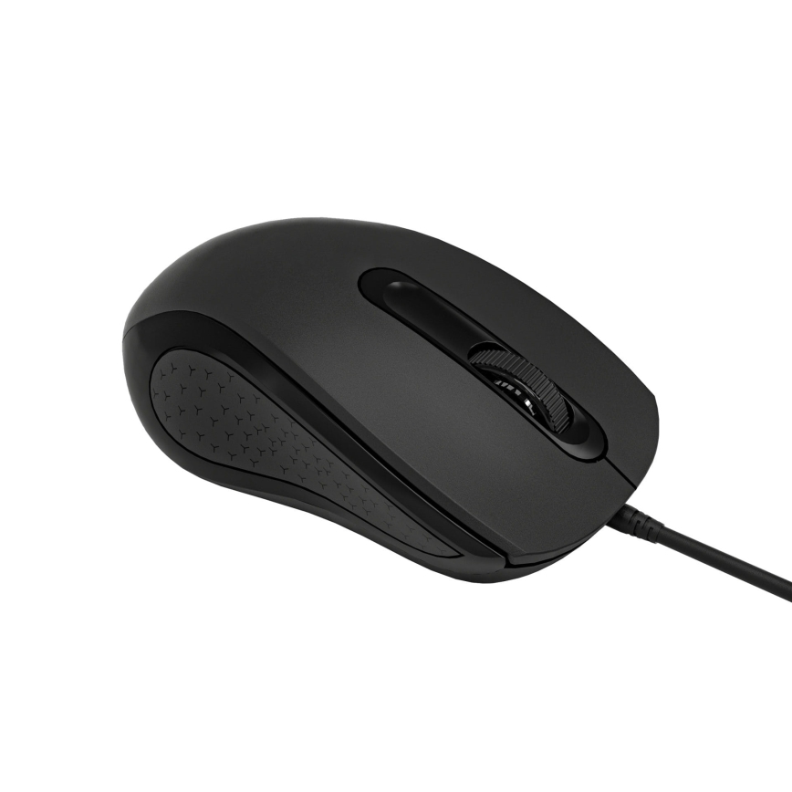 Káblová myš 1200 DPI USB-C čierna