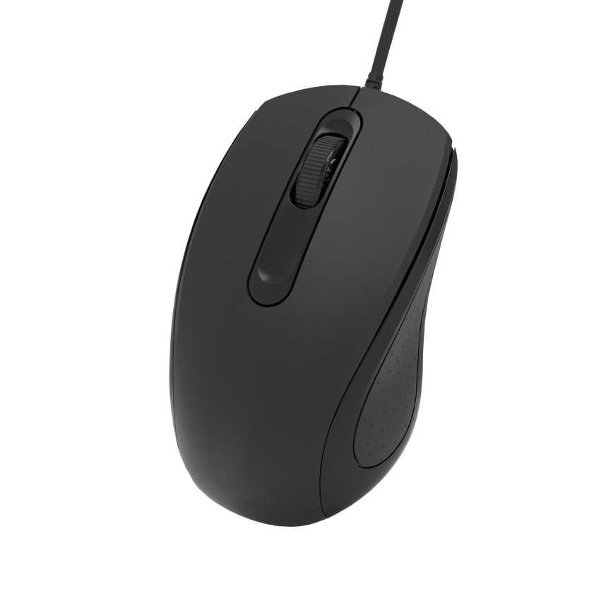 Káblová myš 1200 DPI USB-C čierna