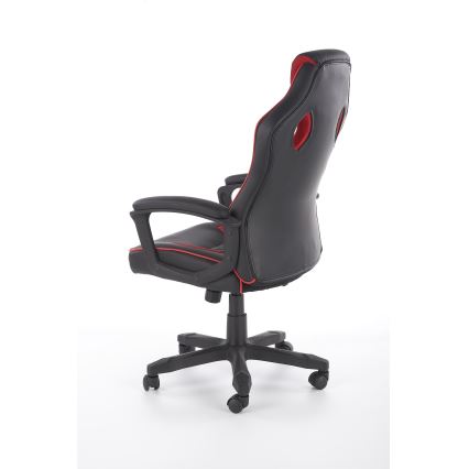 Kancelárska stolička HELO čierna/červená