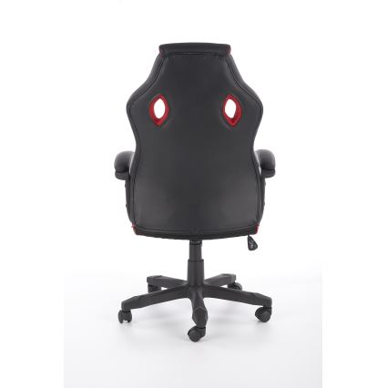 Kancelárska stolička HELO čierna/červená