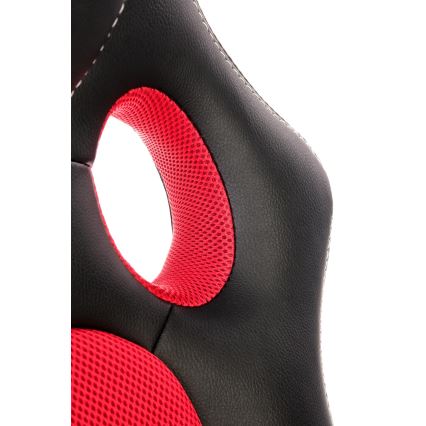 Kancelárska stolička KENU čierna/červená