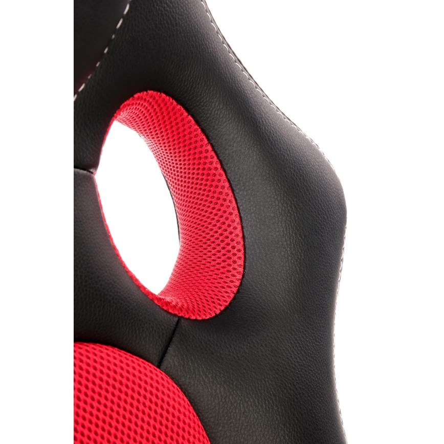 Kancelárska stolička KENU čierna/červená