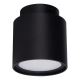 LED Stropné bodové svietidlo SONOR 1xGU10/10W/230V + LED/4W čierna
