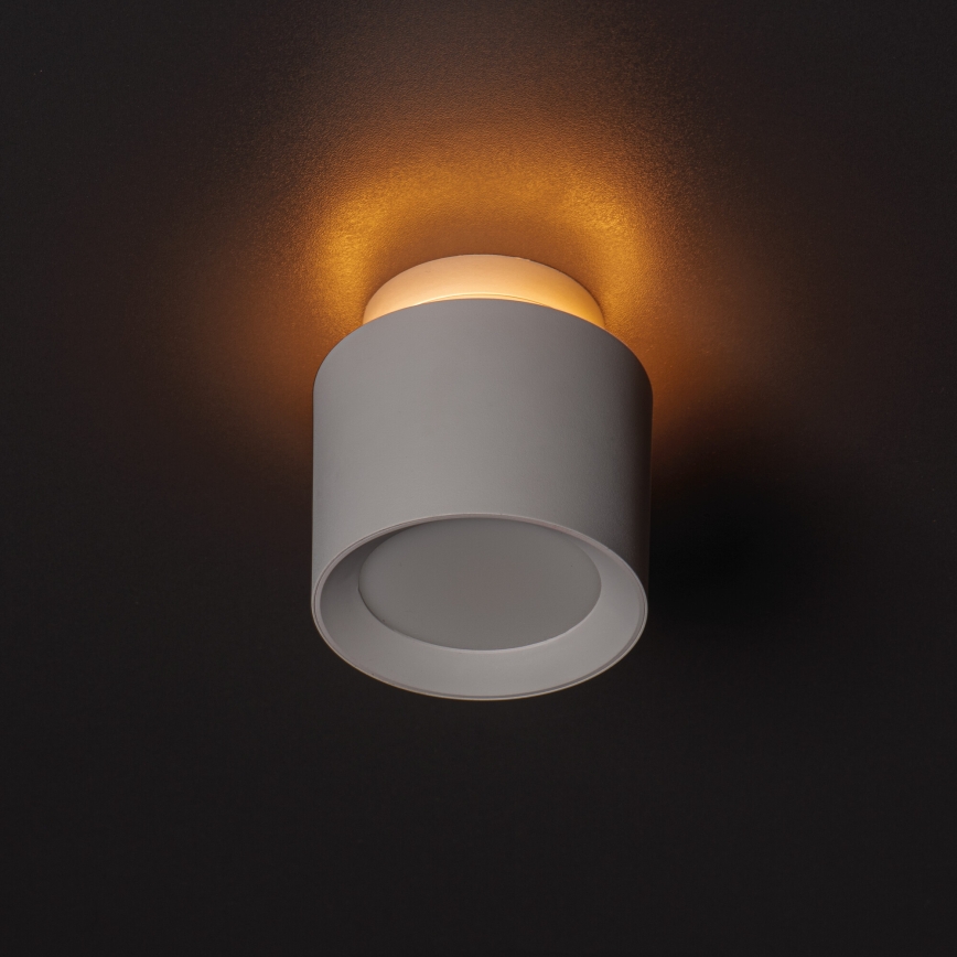 LED bodové svietidlo SONOR LED/6W/230V 3000/4000/5700K + LED/1,5W 2200K pr. 9 cm biela